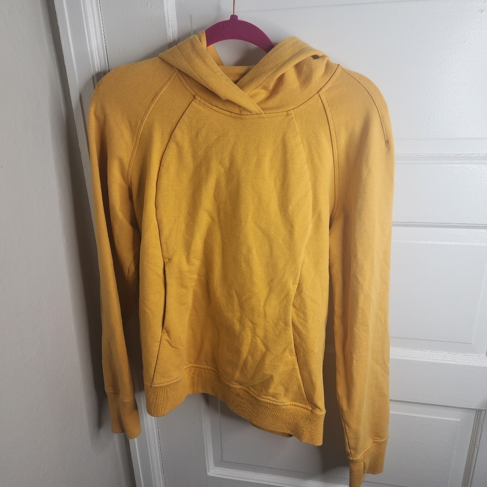 Lululemon Yellow Hoodie Sweatshirt Size 4